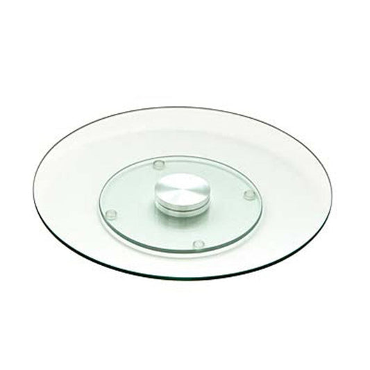 Living Today Kitchen Serving Tempered Glass Lazy Susan 35cm