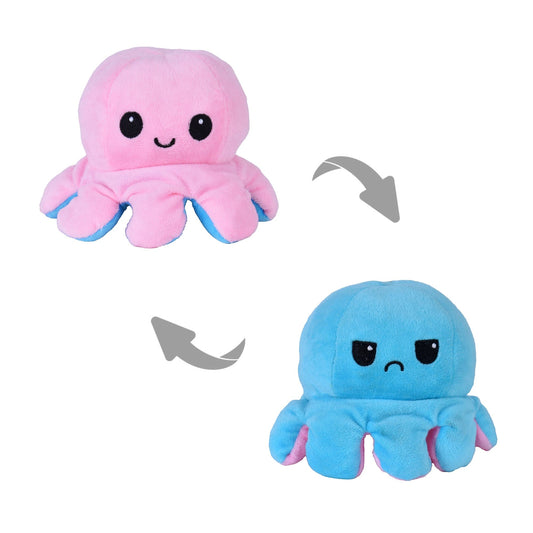 Living Today Toys & Games 2 pk Flippy Mood Changing Reversible Octopus Plush Toy Assorted Color