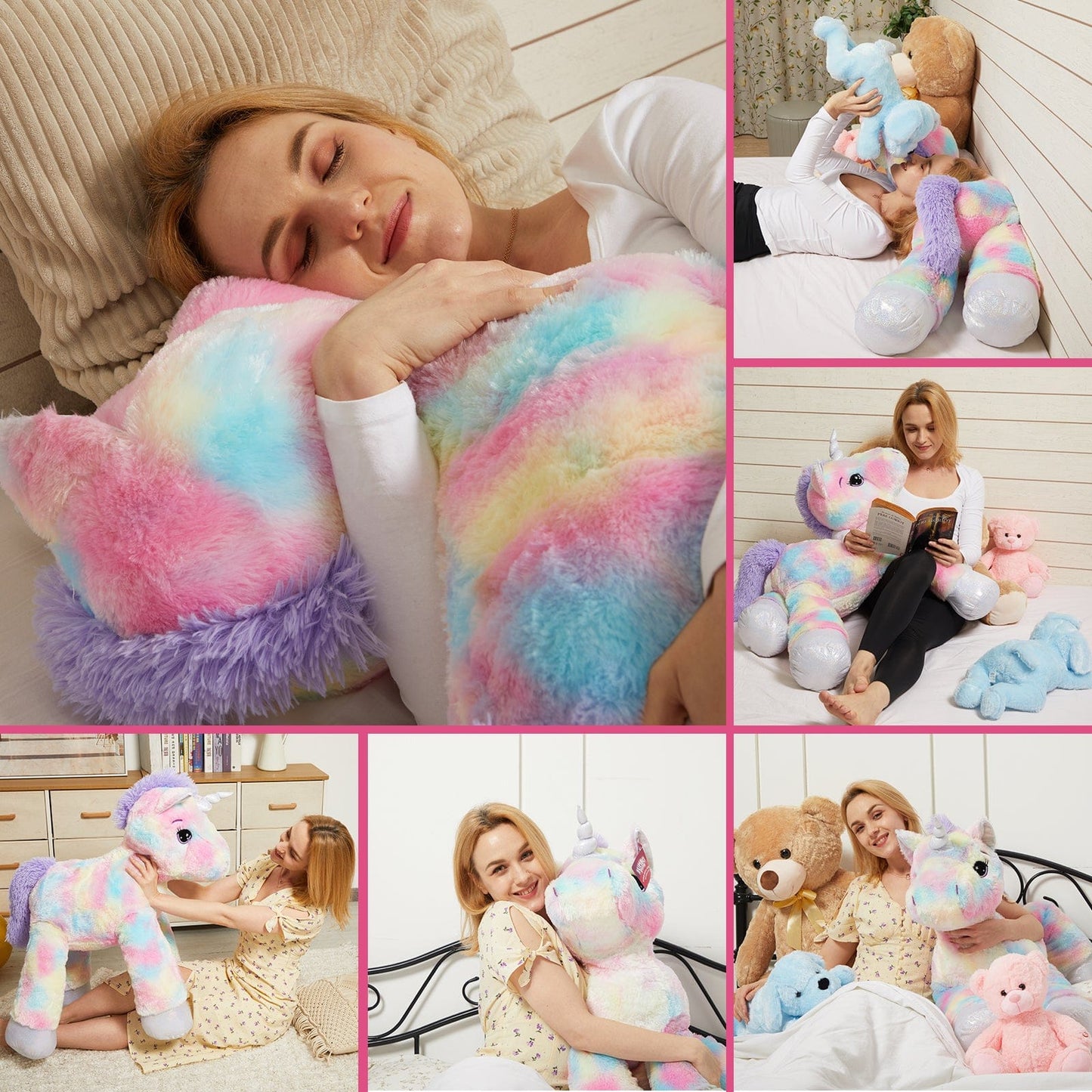 Living Today Toys & Games JUMBO PLUSH LYING UNICORN - 105cm