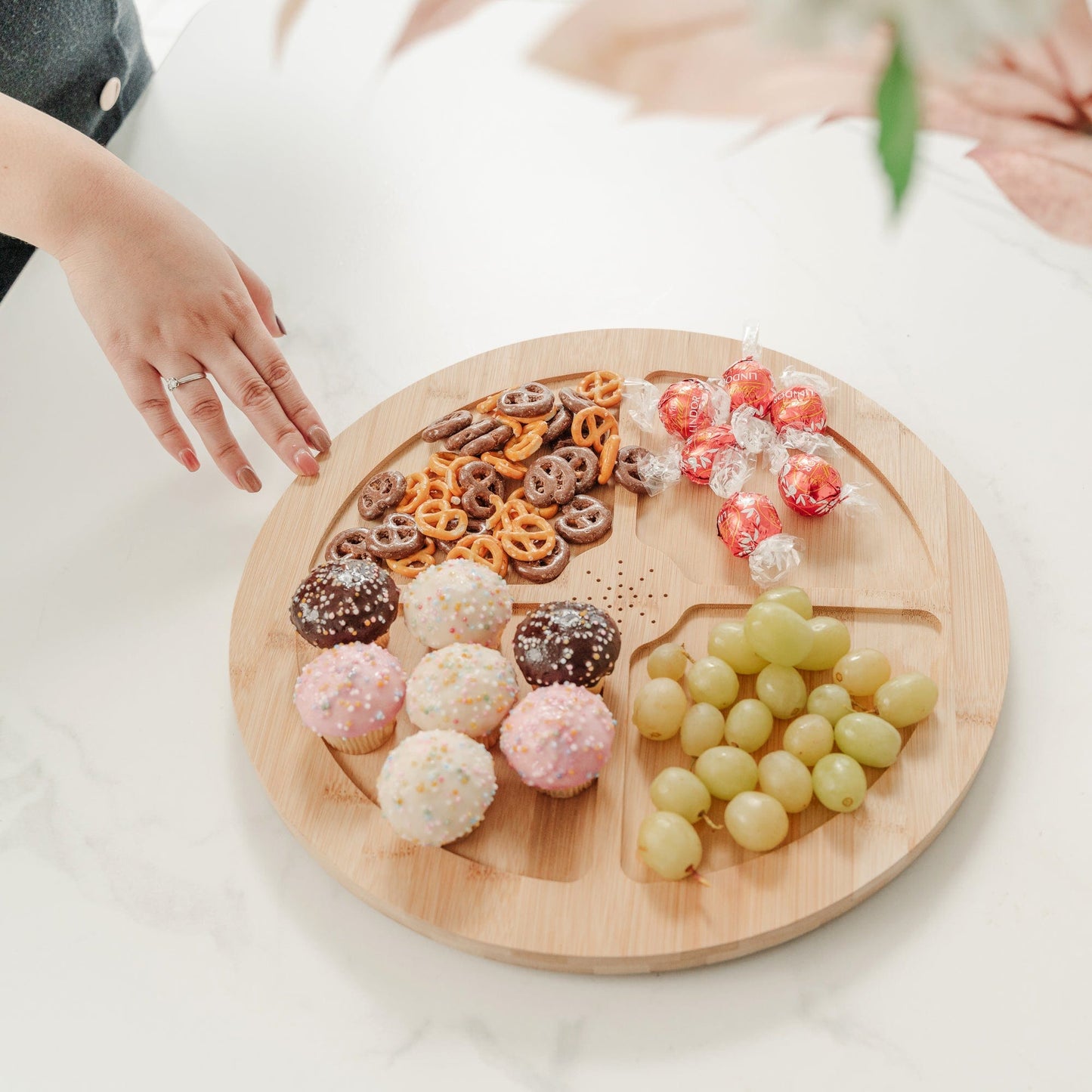 Living Today Bamboo Bamboo Lazy Susan Turntable