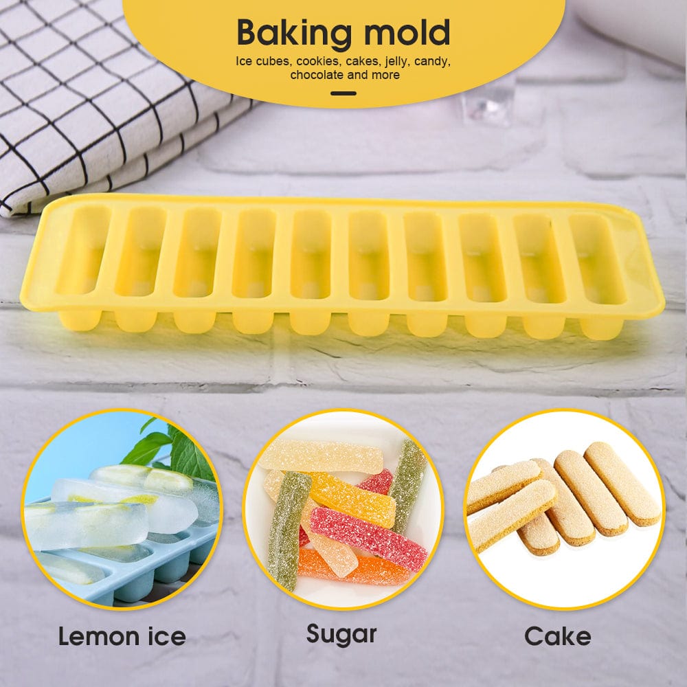 COOK EASY Silicone Ice Block Tray Silicone Water Bottle Ice Block Tray