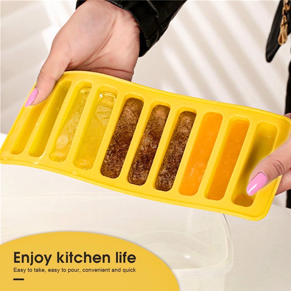 COOK EASY Silicone Ice Block Tray Silicone Water Bottle Ice Block Tray