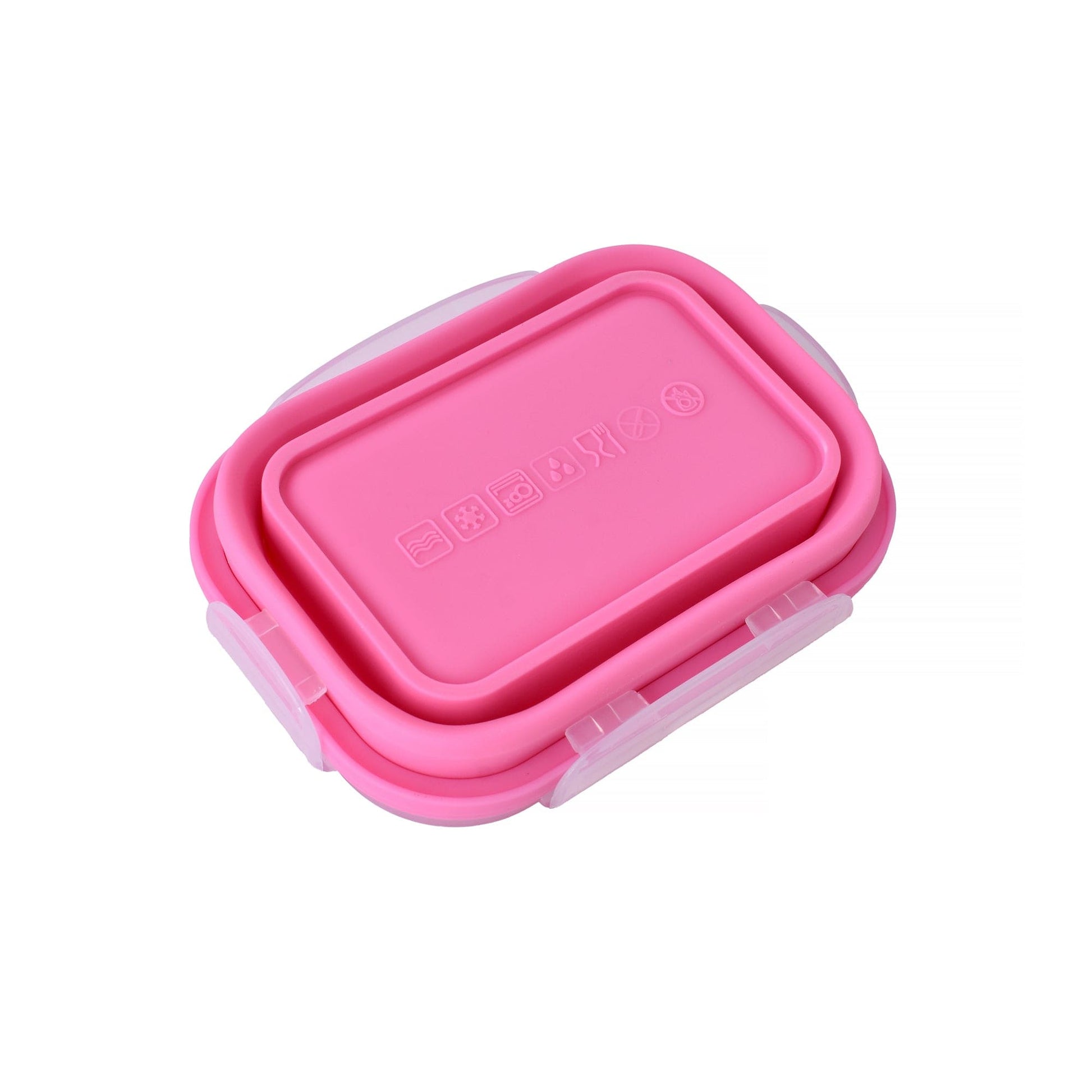 COOK EASY Square Nested Food Storage Set Cook Easy Set of 4 Collapsible Silicone Storage Container