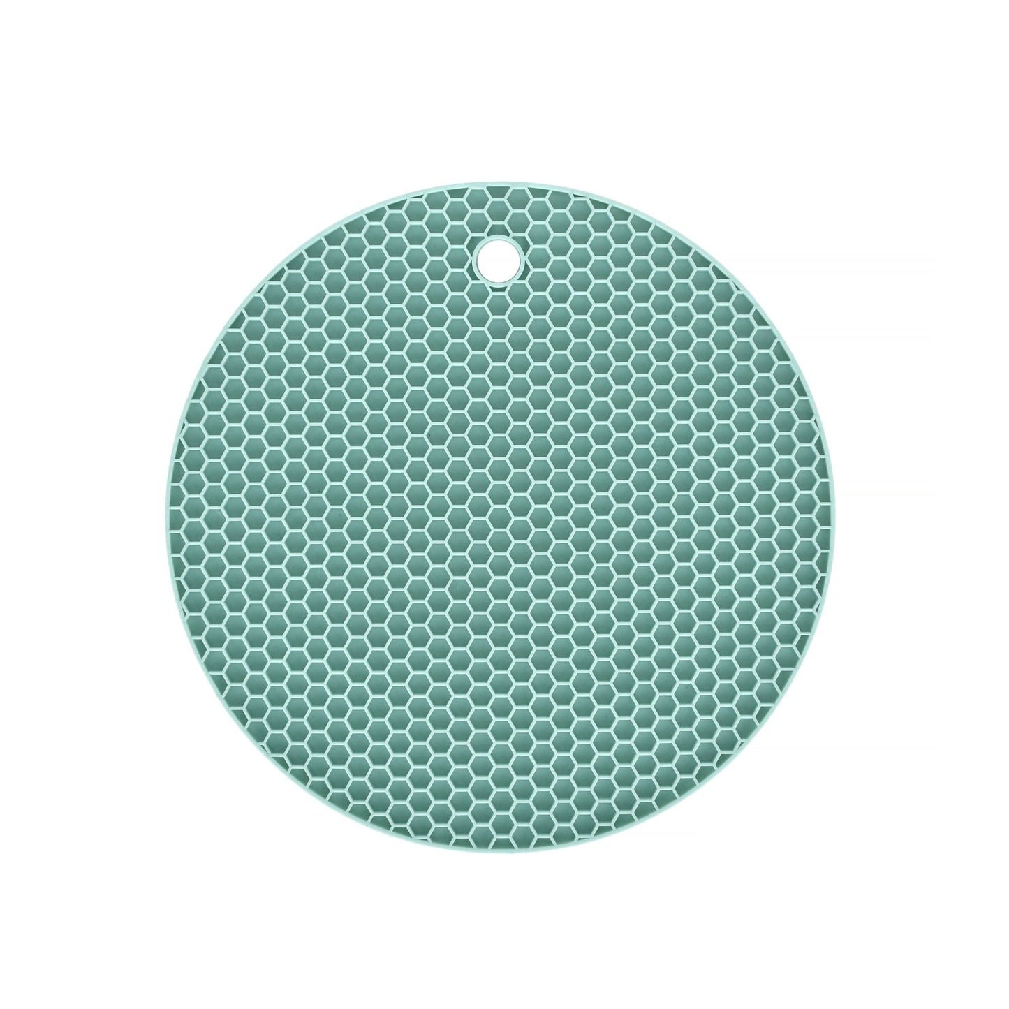 COOK EASY Insulation Mat Round Silicone Pot Holder Insulation Mat Teal