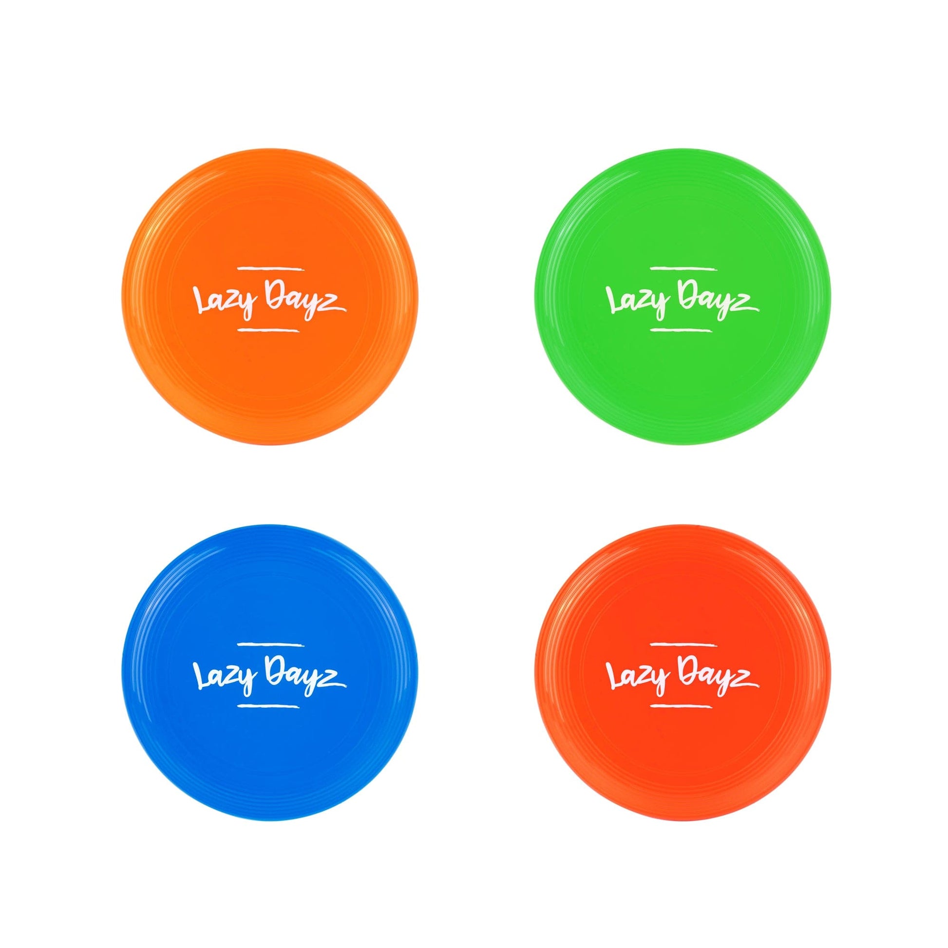 Living Today Beach and Summer 28cm Lazy Dayz Jumbo Neon Beach Frisbee - Blue