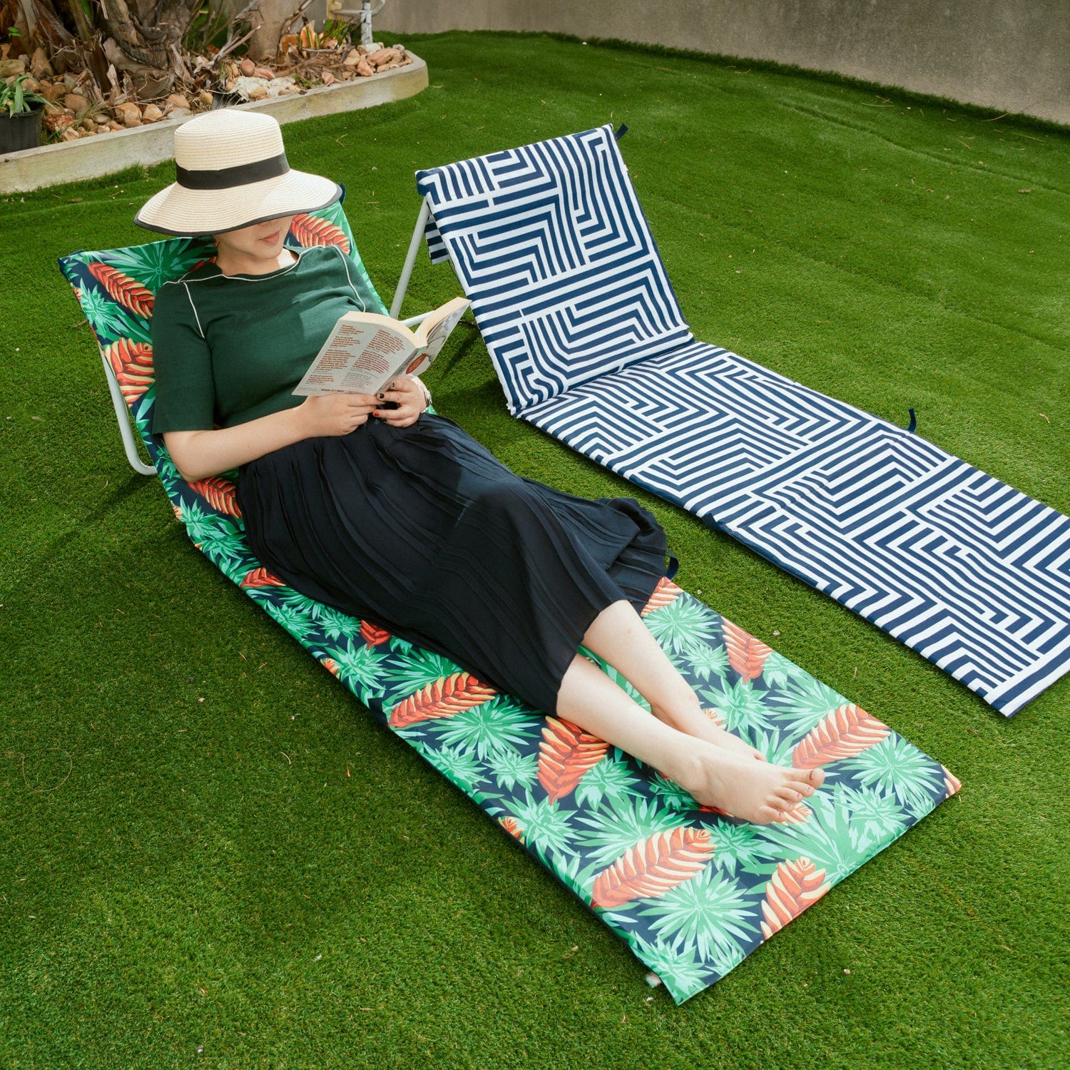 Fold Up Beach Lounger Lazy Dayz Living Today