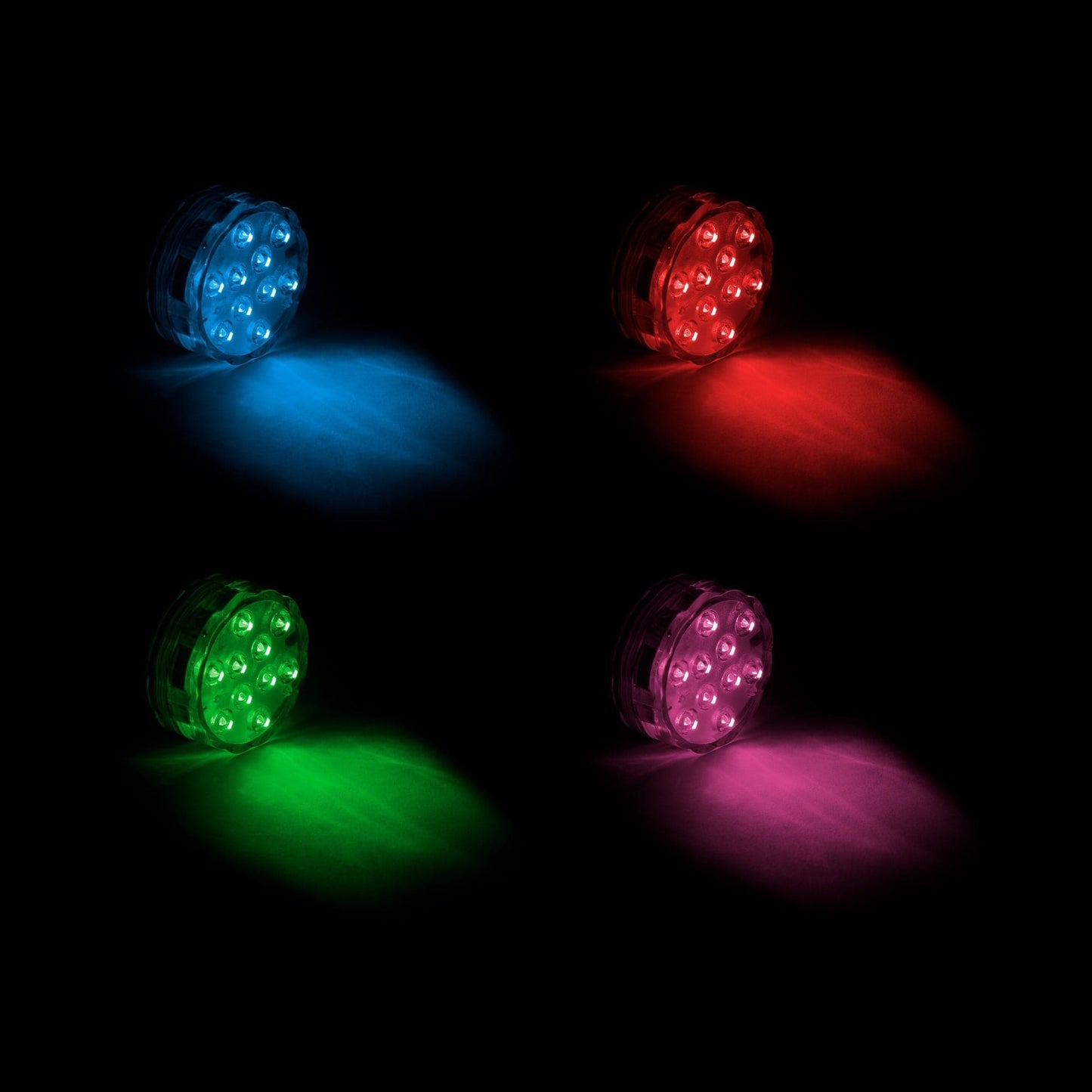 Lazy Dayz Beach and Summer Lazy Dayz 13 Colors LED Remote Pool Light 6 Pack