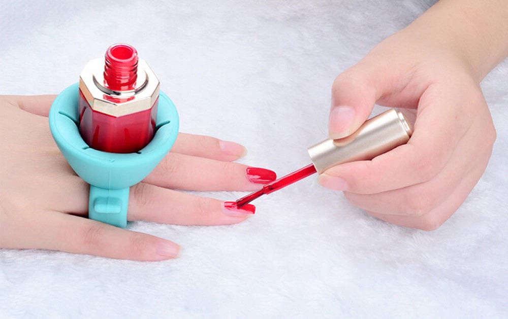 Living Today 2 Pcs Nail Polish Bottle Holder Ring