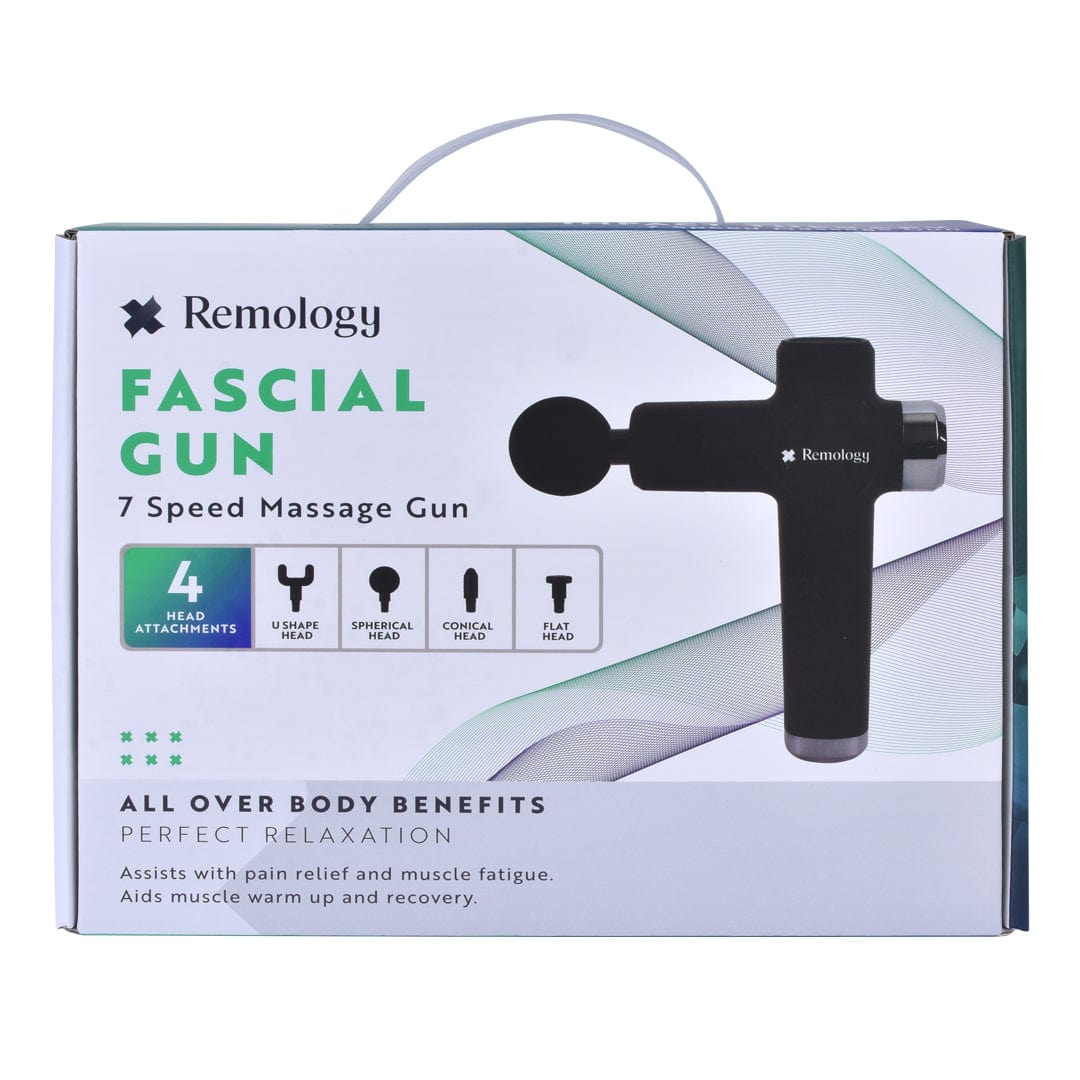 Remology personal care Remology Impact Therapy 7 Adaptive Speed USB-C Fascial Massage Gun with 4 Heads