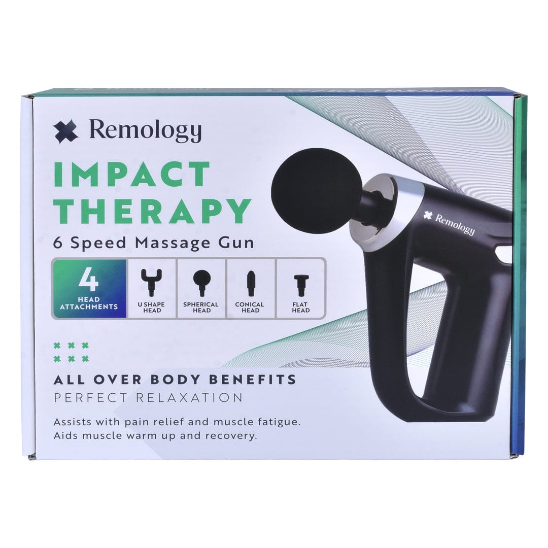 Remology personal care Remology Impact Therapy 6 Adaptive Speed USB-C Massage Gun with 4 Heads