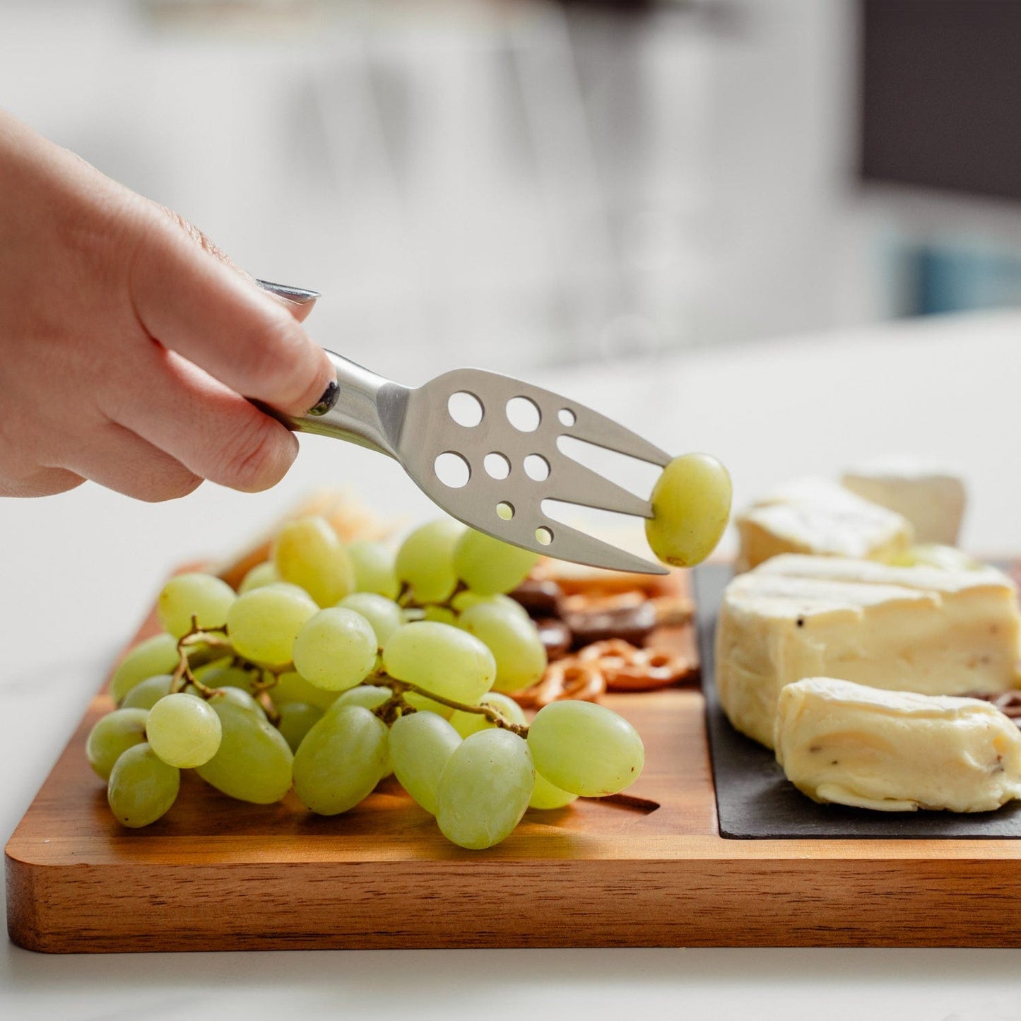 Clevinger Kitchen Knives Clevinger Hobson  4 Piece Stainless Steel Magnetic Cheese Knife Set