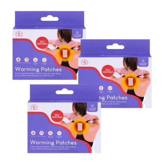 Living Today 15 Pcs Muscular Pain Self Heat Warming Patch