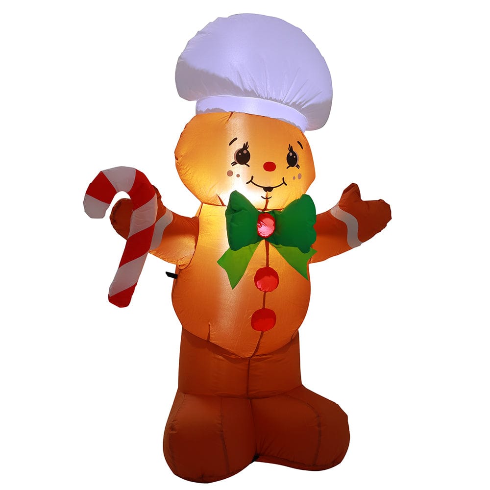 Living Today Inflatable Party Decorations 120cm Christmas Decoration Inflatable Gingerbread Man