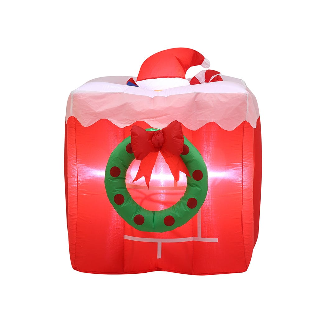 Living Today Inflatable Party Decorations 150cm Christmas Decoration Inflatable Santa in Chimney