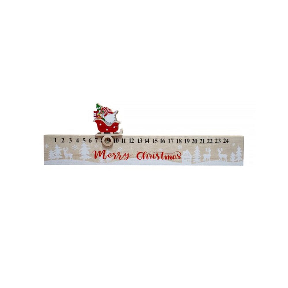 Living Today Christmas decoration Wooden XMAS Countdown Calendar Christmas Decoration