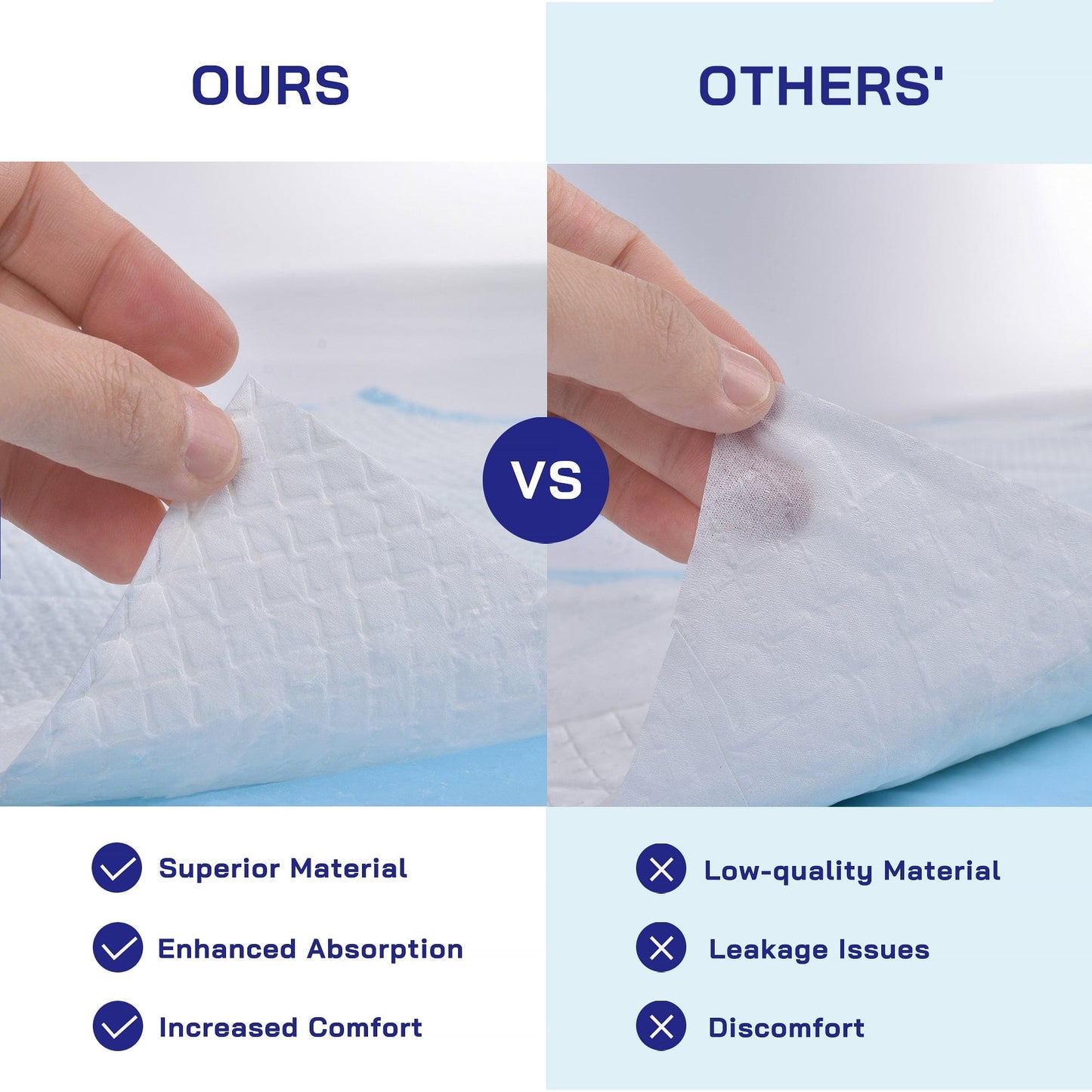 Living Today personal care 160 Pcs 90 x 60cm Adult Disposable Bed Underpads