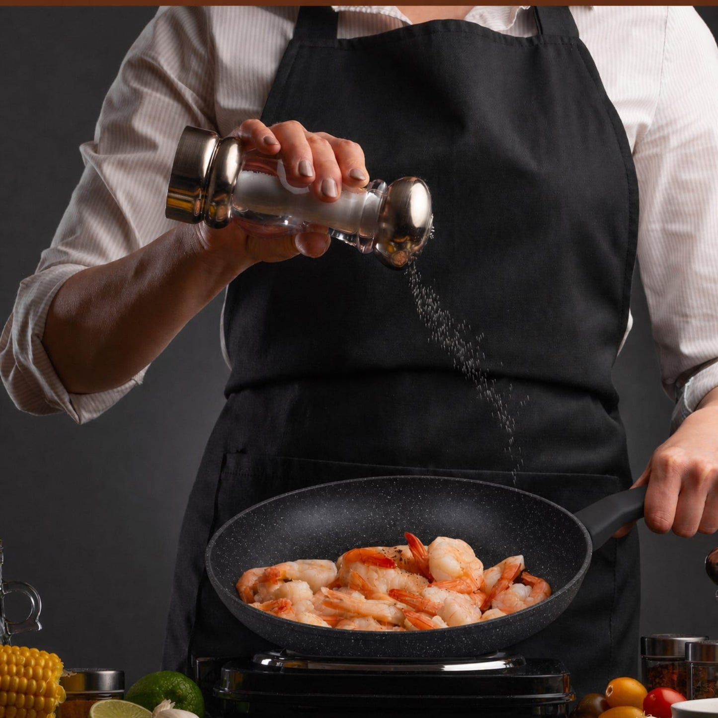 Clevinger Kitchen 8 Pcs Clevinger Non-Stick Cookware Set