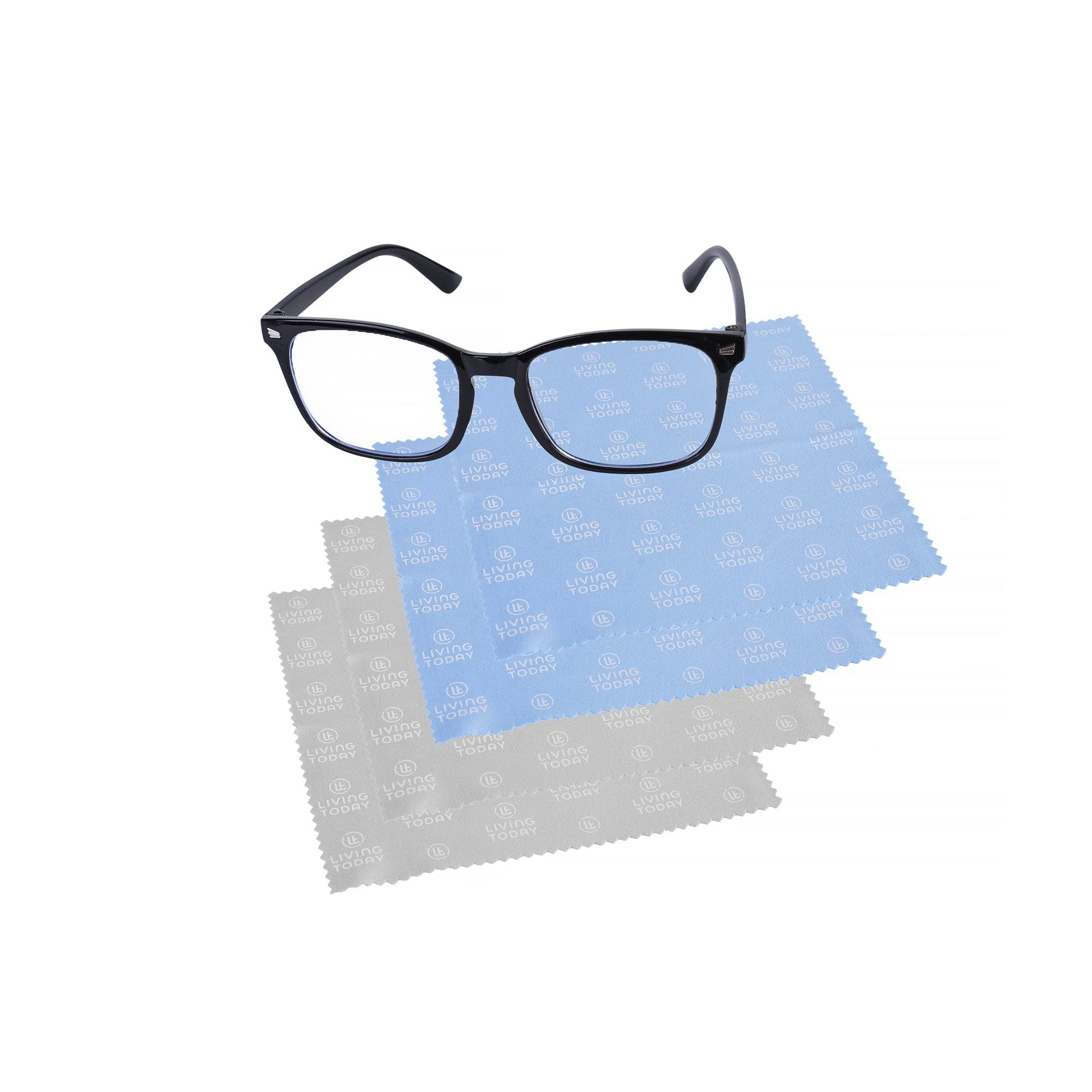 Living Today blue light glasses LIVING TODAY Blue Light Filter Glasses and 4pc Lens Polishing Cloth