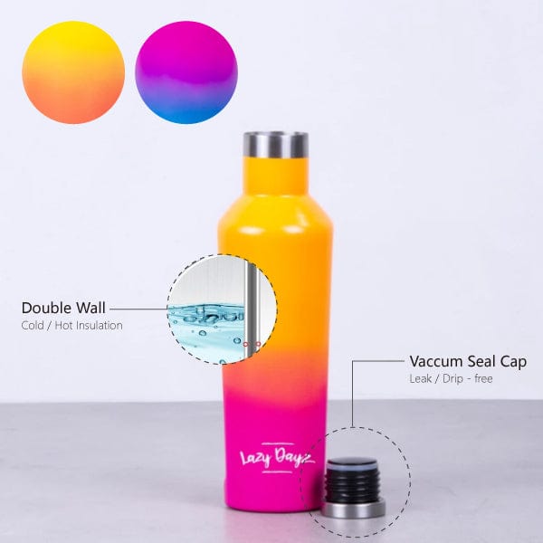 Lazy Dayz Hydration Lazy Dayz Spartan Drink Bottle 480ml - Orange Pink Ombre
