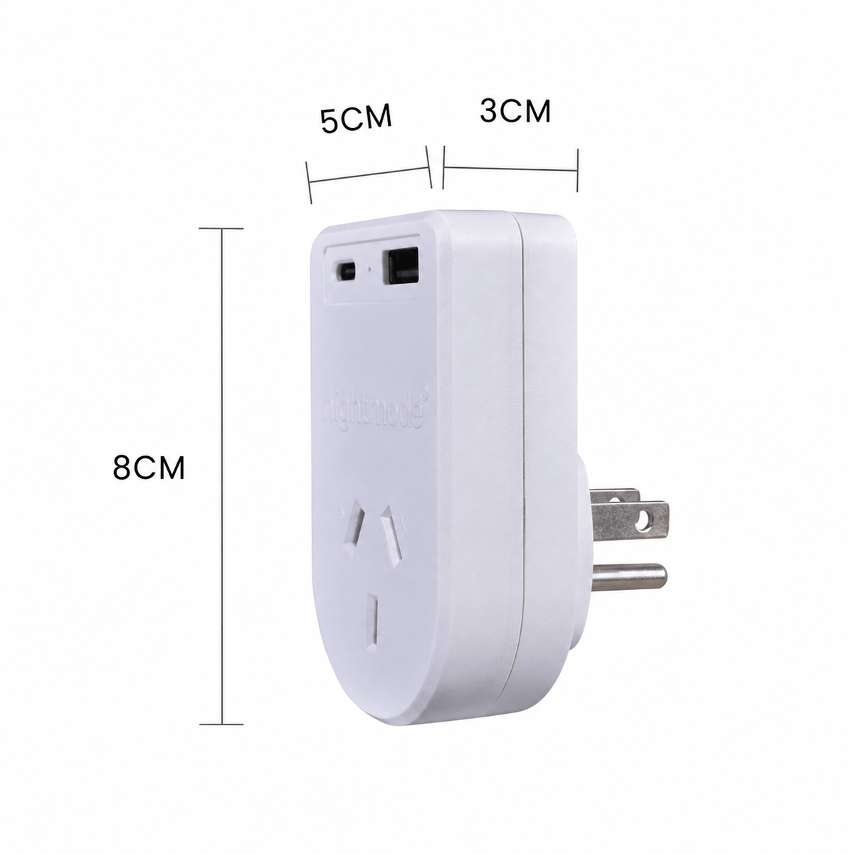 Flightmode travel adptor Flightmode Outbound AU/NZ to USA/CANADA Travel Adaptor with USB Type C & A