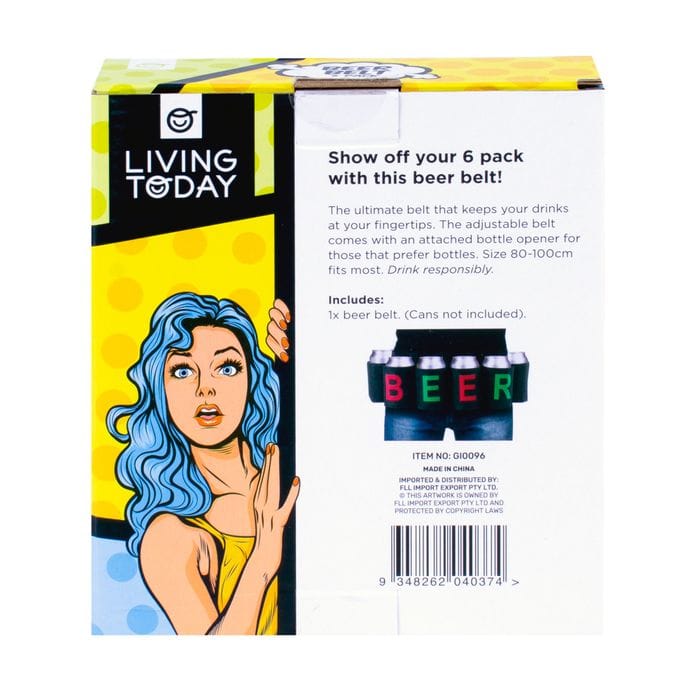 Living Today 6 Pcs Party Game Beer Belt