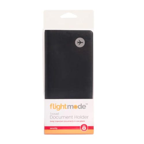 Flight Mode passport holder Flightmode PVC Waterproof Wallet Travel Passport Holder Black