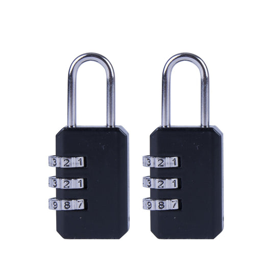 Flightmode locks 2 Pack Combination 3 Dial Smooth Padlocks