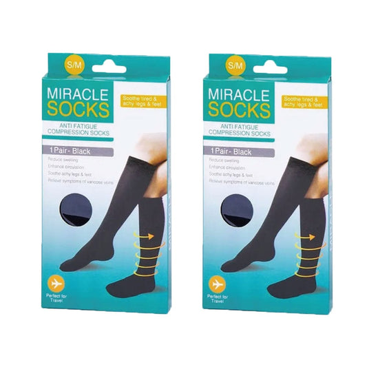 Living Today 2x Miracle Compression Socks - Large/XL