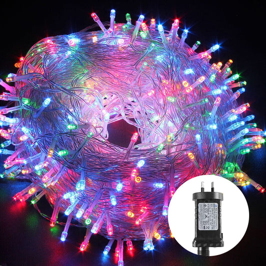 Living Today Inflatable Party Decorations 100 Low Voltage LED Fairy Lights 8 Function Memory Hold Christmas Decoration Multicolor