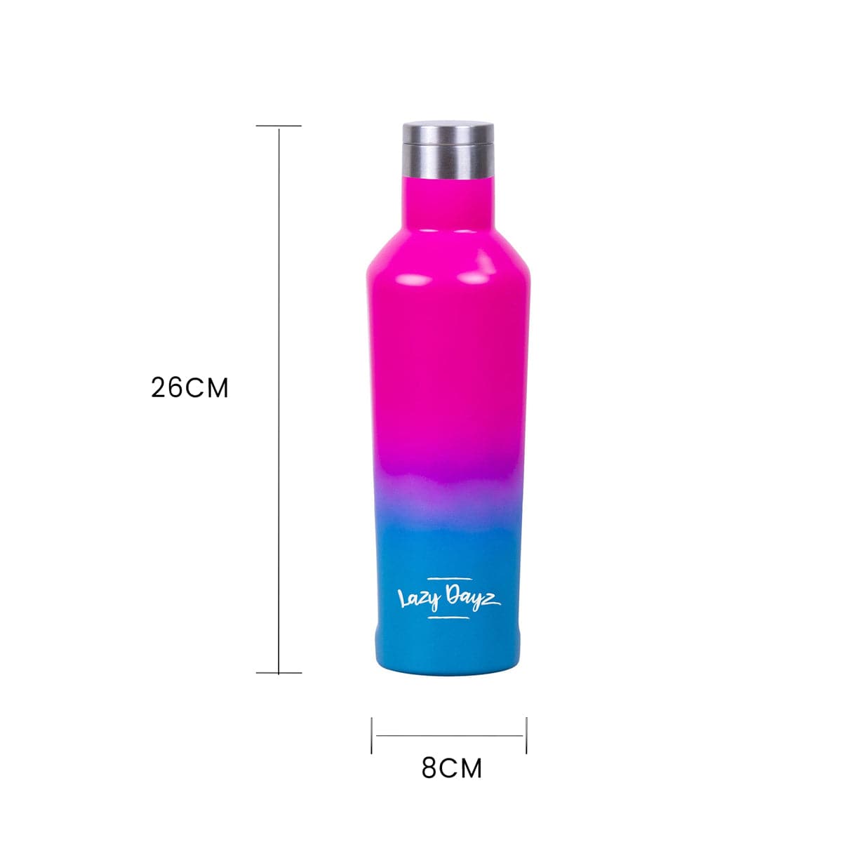 Lazy Dayz Hydration Lazy Dayz Spartan Drink Bottle 480ml - Pink Blue Ombre