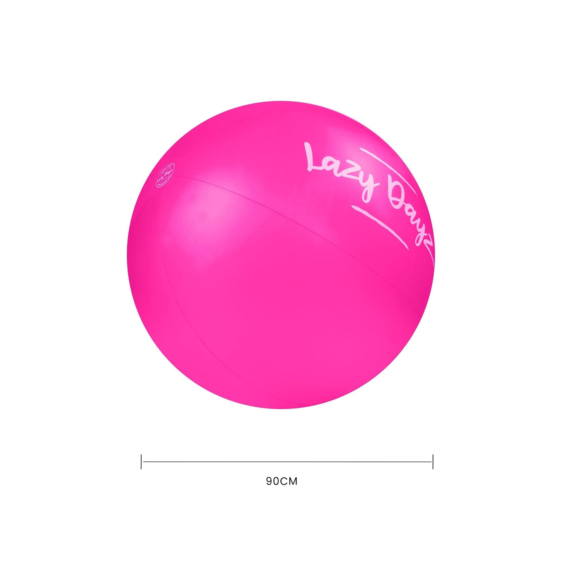 Lazy Dayz Inflatable 90cm Lazy Dayz Inflatable Jumbo Beach Ball - Pink