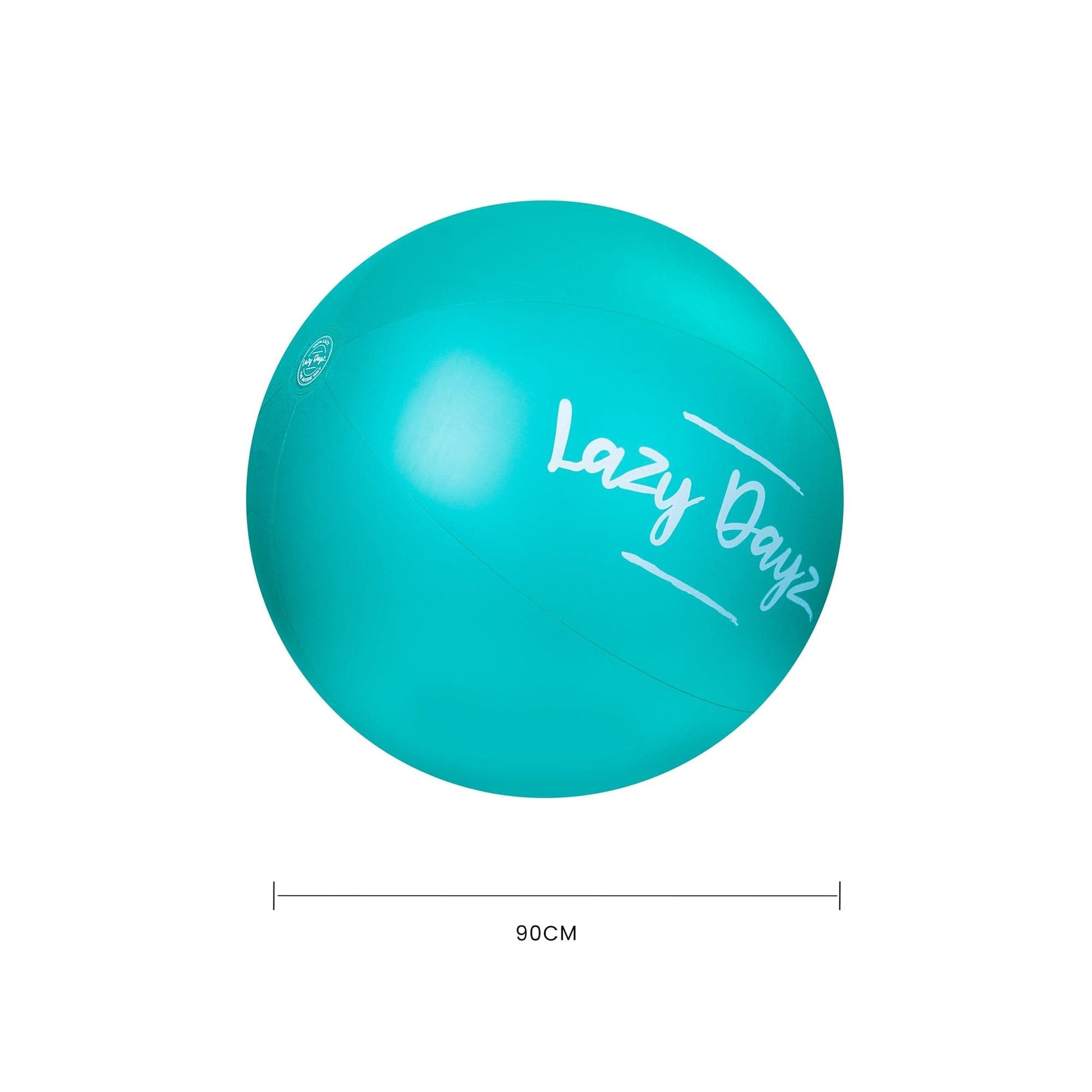 Lazy Dayz Inflatable 90cm Lazy Dayz Inflatable Jumbo Beach Ball - Teal