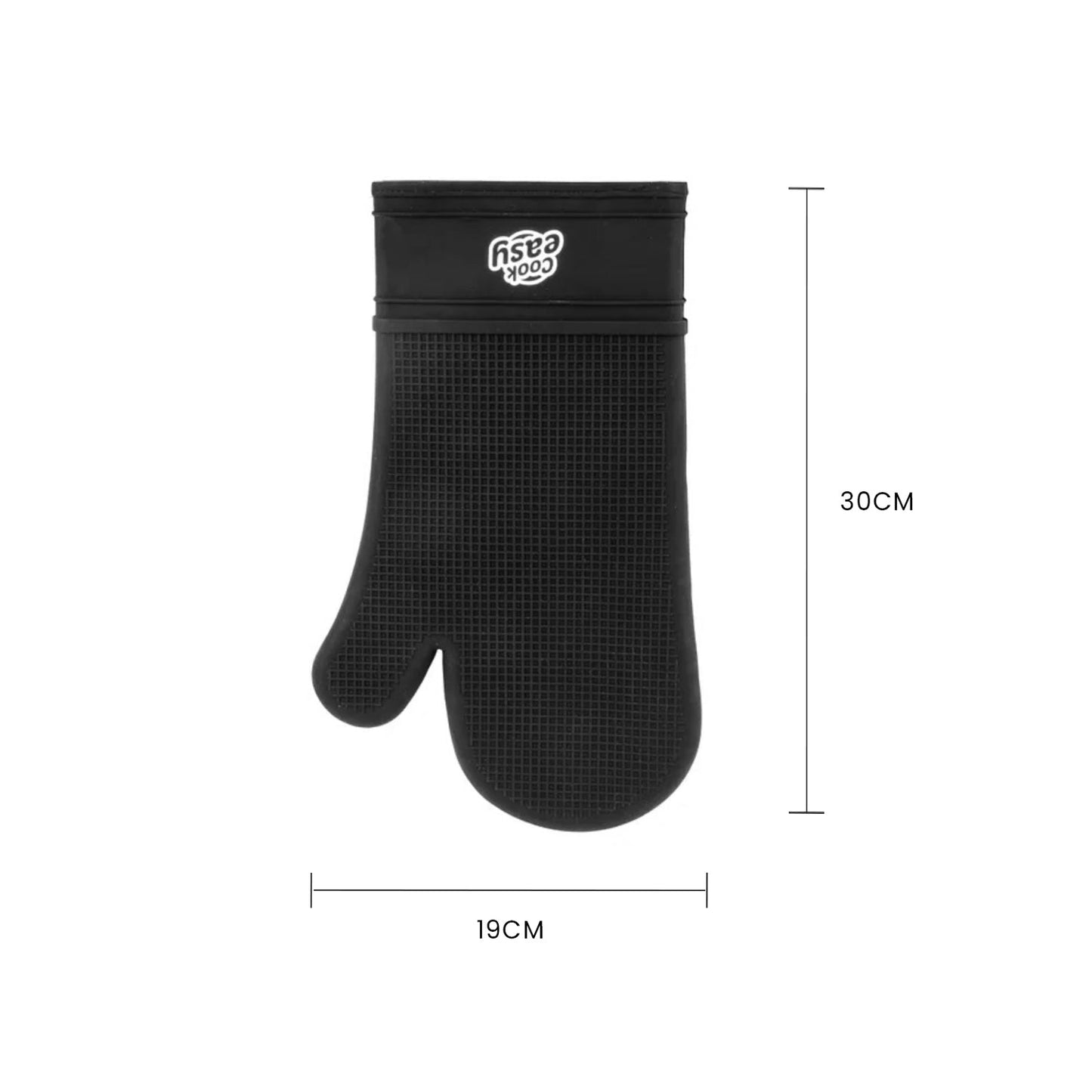 COOK EASY 4 Pcs Silicone Oven Mitt and Multi Purpose Kitchen Heat Pad Insulation Mat