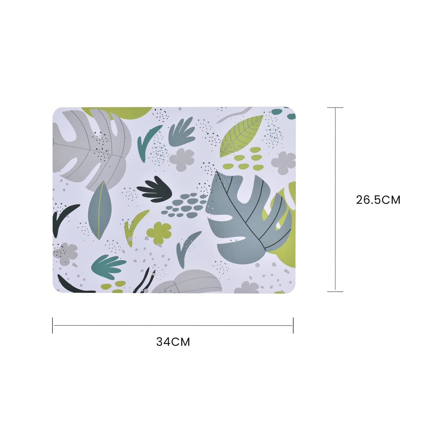 Clevinger dining placemat Clevinger Set of 4 MD Placemats Monstera