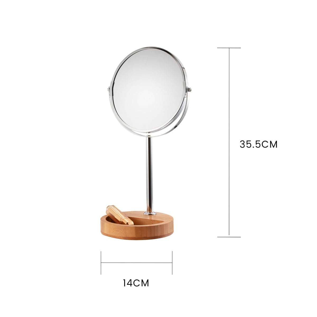 Clevinger Mirrors Clevinger Verona Bamboo Makeup Vanity Mirror