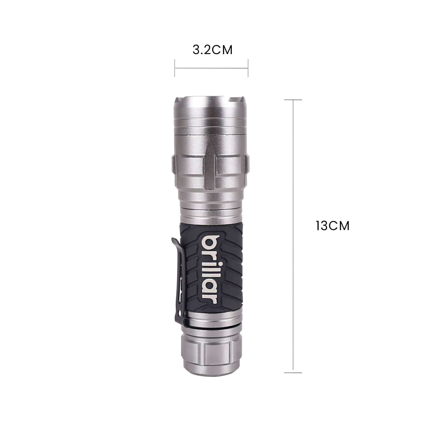 Brillar Flashlights Brillar Mighty Mate Flashlight - 300 Lumen Battery Torch