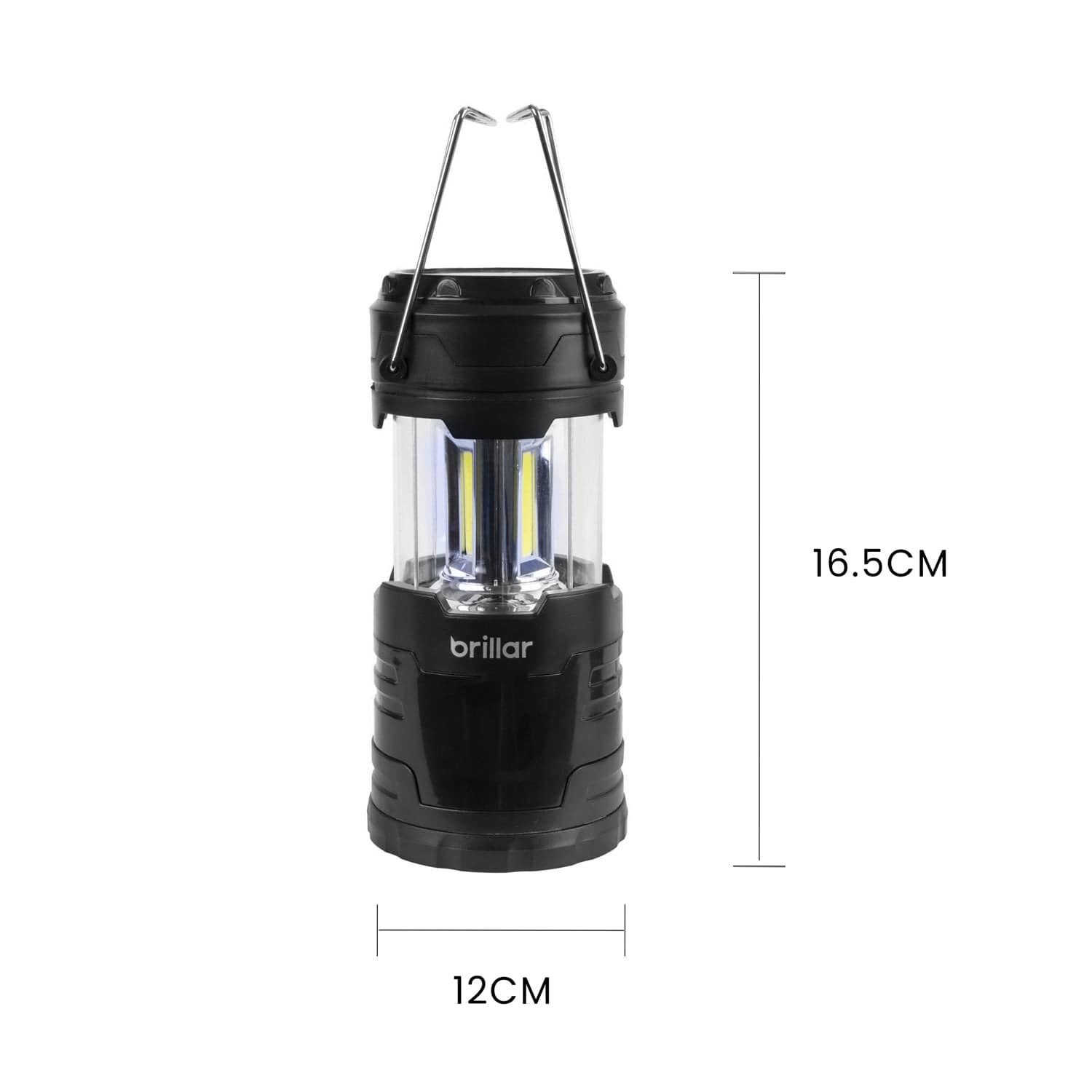 Brillar Camping Lights & Lanterns Brillar Jumbo Pop-up Lantern - Black