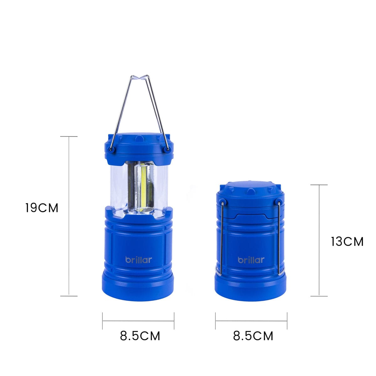 Brillar Camping Lights & Lanterns Brillar Pop-up Lantern - Blue