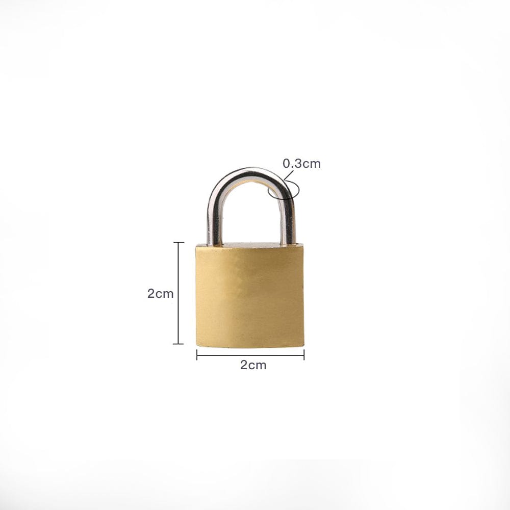 Flightmode Flightmode Brass Padlock 2 Pack