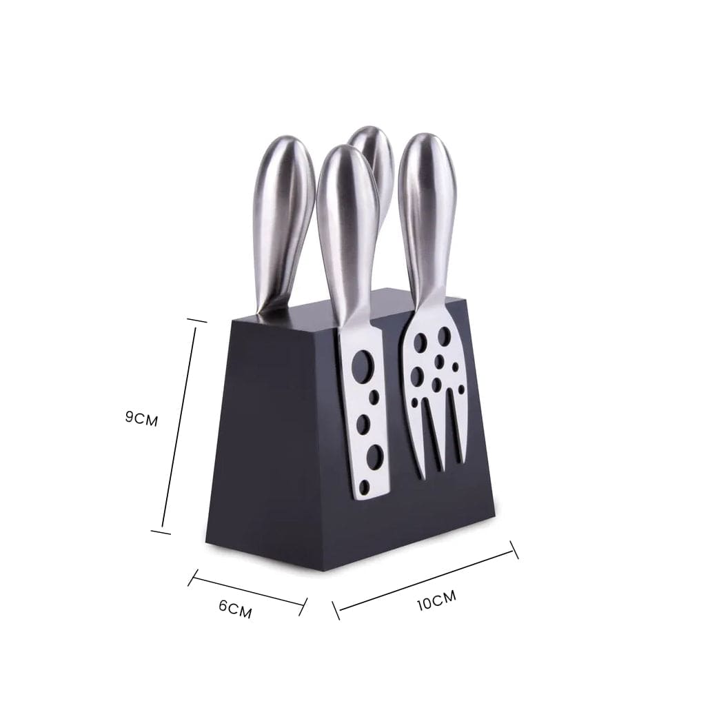 Clevinger Kitchen Knives Clevinger Hobson  4 Piece Stainless Steel Magnetic Cheese Knife Set