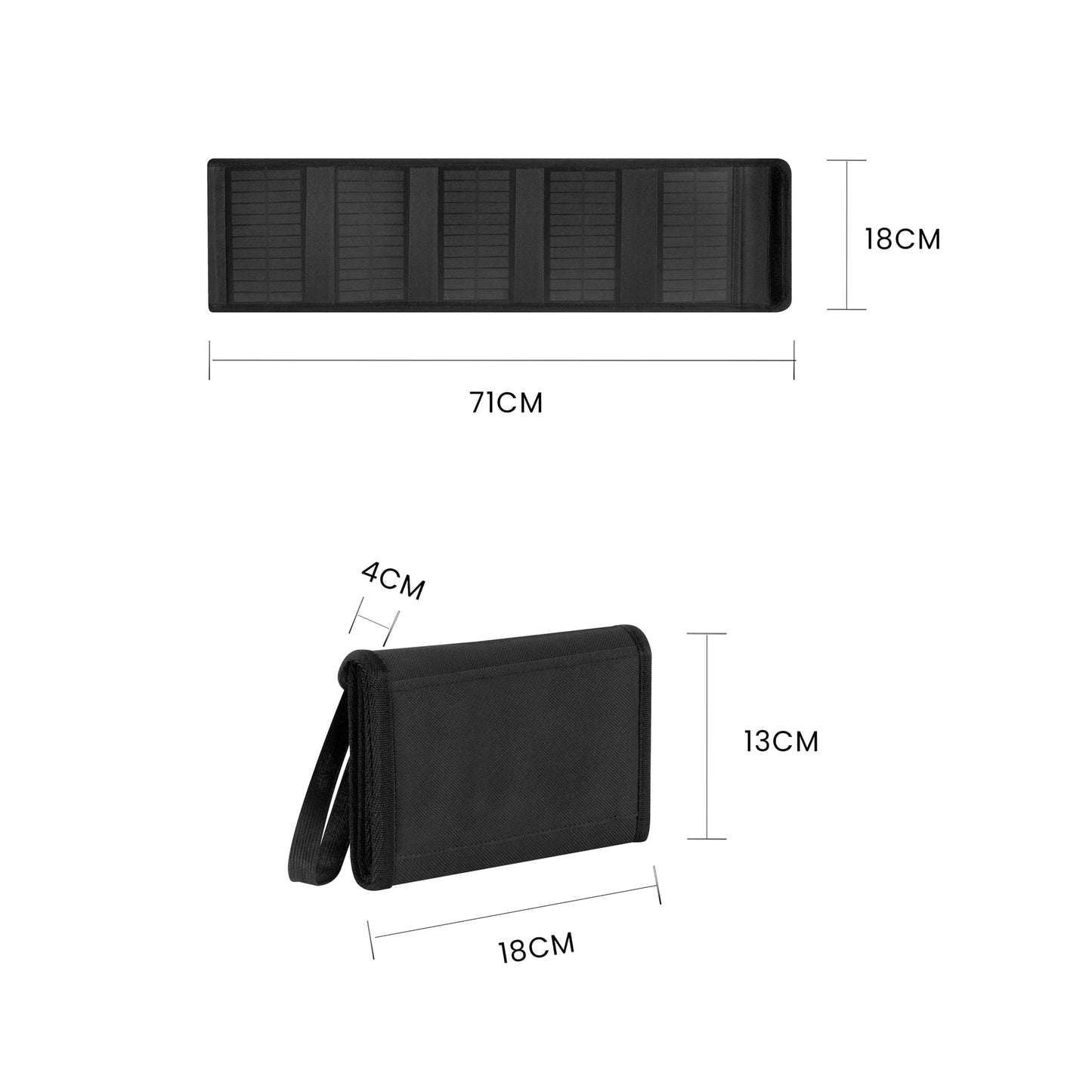 Brillar solar power bank Brillar Off The Grid 10W Foldable Solar Charger