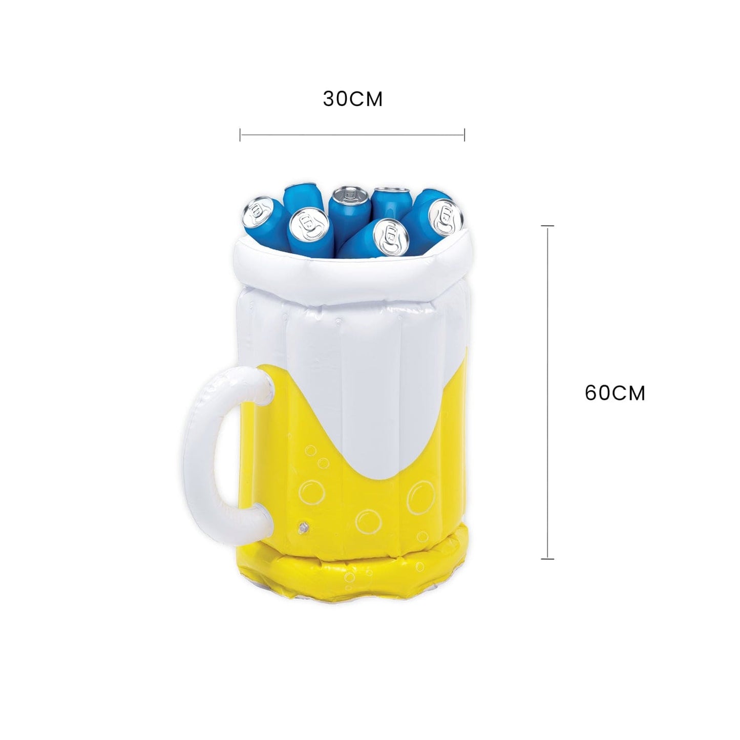 Living Today 60cm Inflatable Beer Mug Cooler