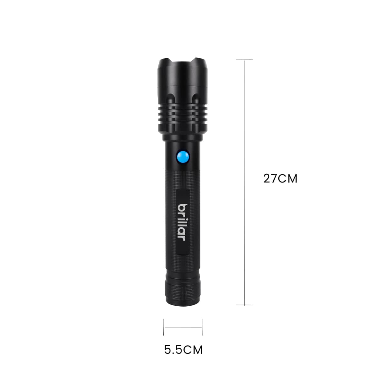 Brillar Flashlights Brillar Commander - 4000 Lumen USB Rechargeable Torch