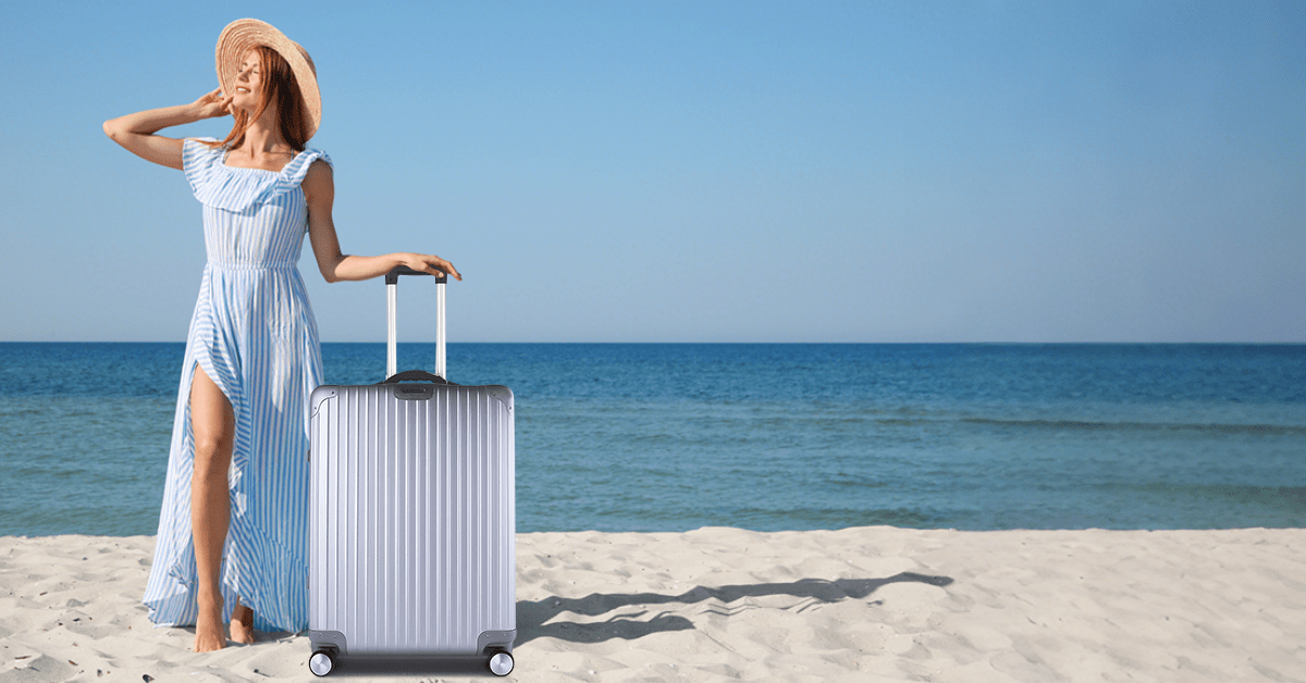 Flightmode Luggage & Bags Flightmode Travel Suitcase Large-Silver