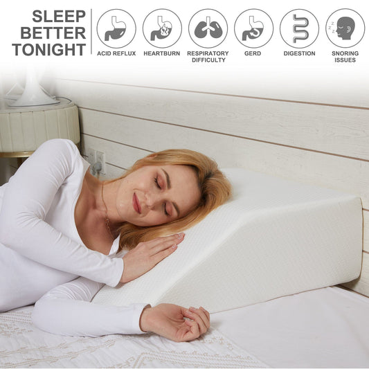 Living Today Pillows Memory Foam Bed Wedge Leg Support Elevation Pillow