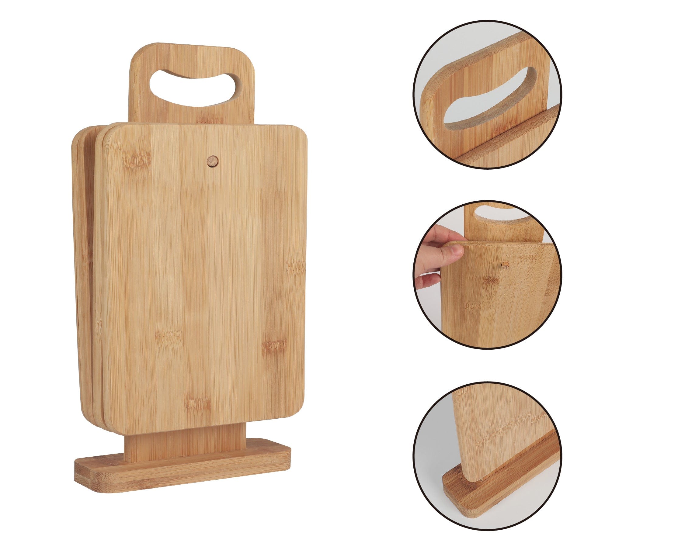 4 Piece Chopping Block Set With Display – Living Today