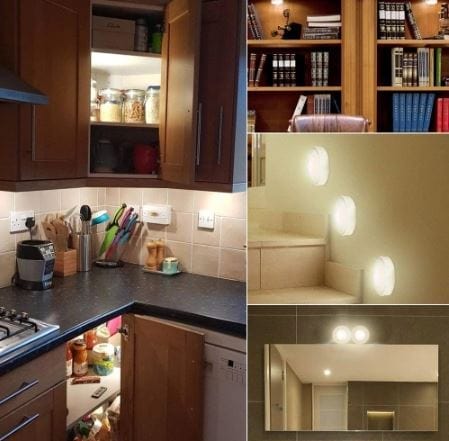 Kitchen cabinet deals lights wireless