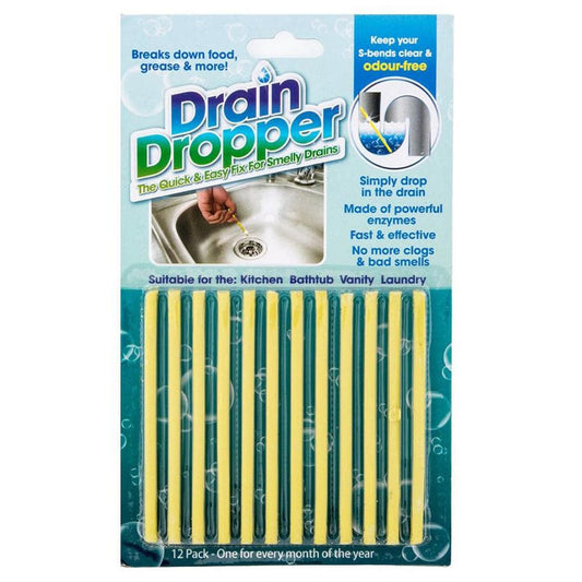 Living Today Cleaning Drain Dropper 12 Pack