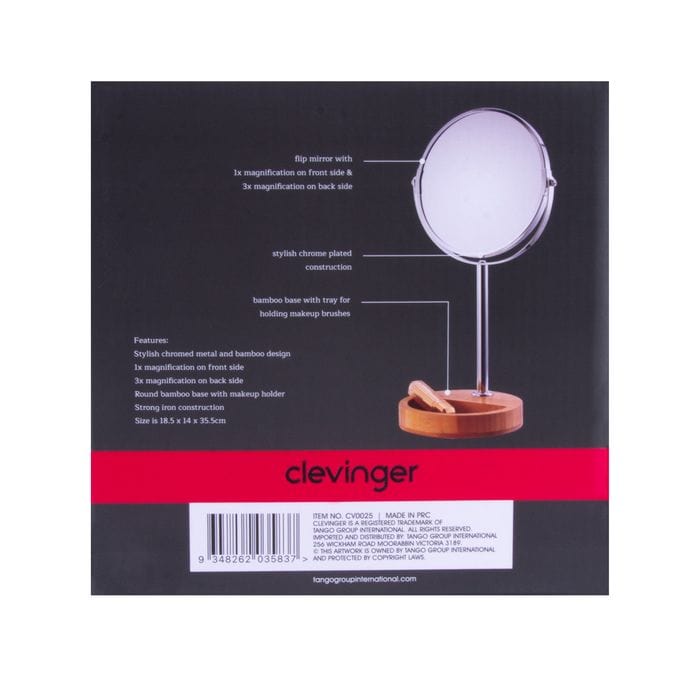 Clevinger Mirrors Clevinger Verona Bamboo Makeup Vanity Mirror