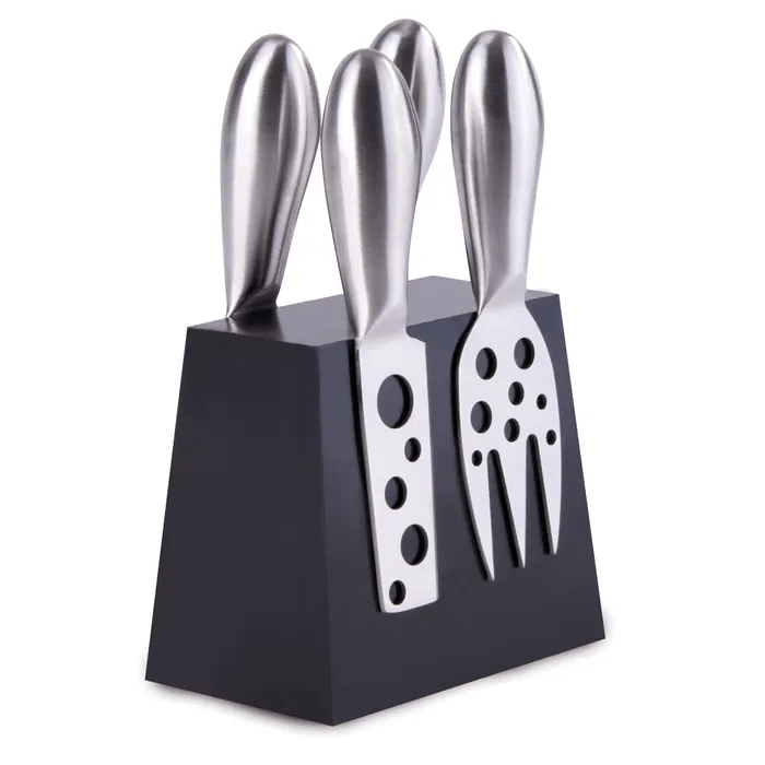 Clevinger Kitchen Knives Clevinger Hobson  4 Piece Stainless Steel Magnetic Cheese Knife Set